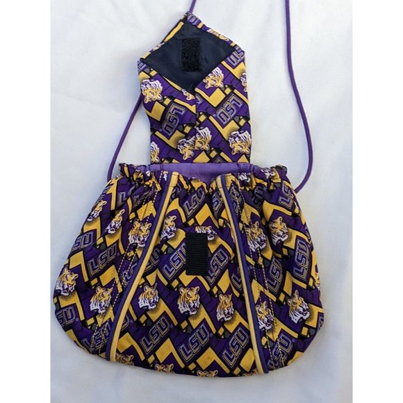 Necktie Purses by Carolyn -LSU Tigers purse - Picture 3 of 6